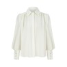 Ecru wool shirt
