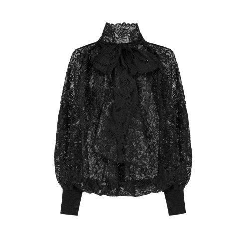 Black lace shirt