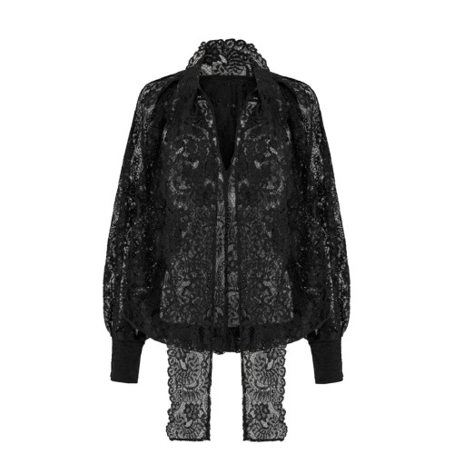 Black lace shirt